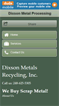 Mobile Screenshot of dixsonmetal.com